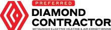 Logo with a red geometric icon, the word "PREFERRED" in white on a red rectangle above "Apartment Communities" in black text.